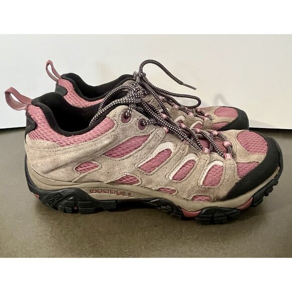Merrell Pink and Gray Women's Sneakers - Picture 3 of 7